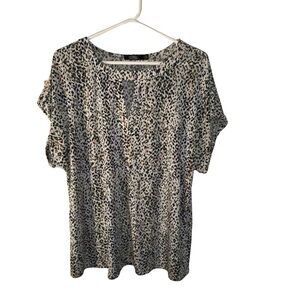 Cure. Black Dolman Sleeve Relaxed Fit Short Sleeve Tee XL